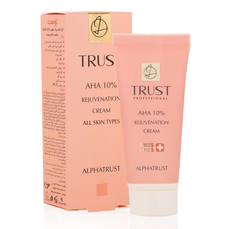 کرم لایه‌بردار آلفاتراست حاوی 10% AHA تراست با حجم 30 میل