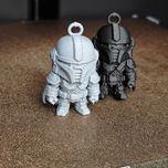آویز و جاکلیدی فیگور زرهی مدل Mini Armor