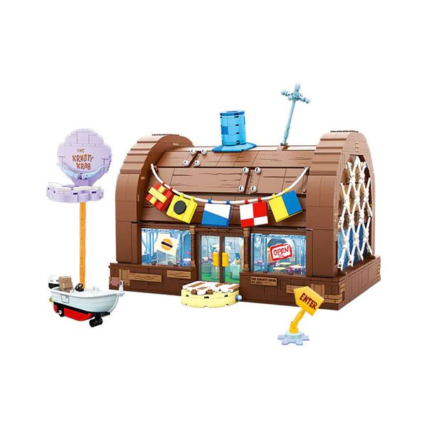 ساختنی مدل رستوران آقای خرچنگ (باب اسفنجی)