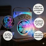 پنکه شارژی تکنودی مدل مه پاش  new 2027 ظرفیت 3600 میلی آمپر ساعت