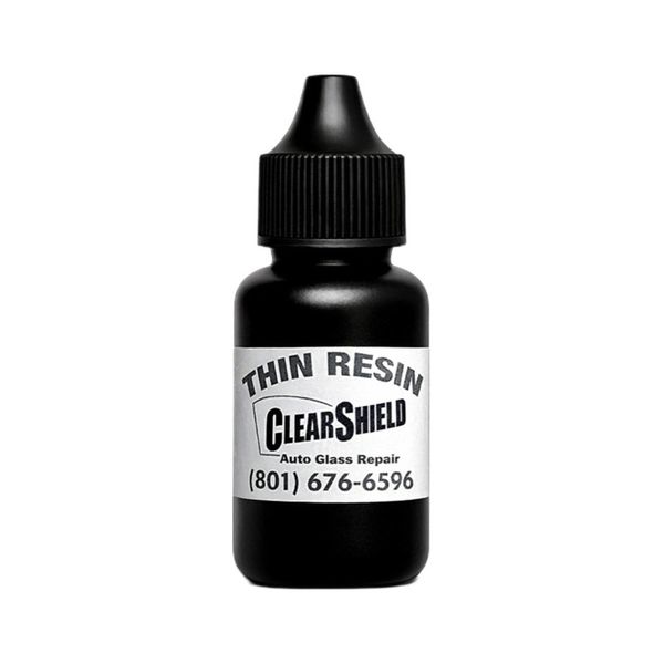 چسب ترمیم شیشه خودرو کلرشیلد مدل BlackResin حجم 10 میلی لیتر