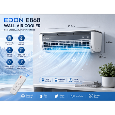 مینی کولر دیواری شارژی EDON E868
