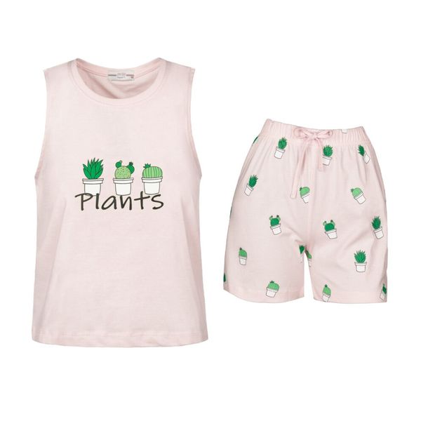 ست تاپ و شلوارک زنانه مدل SABA-3348-D3