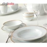 سرویس غذاخوری 28 پارچه چینی زرین ایران مدل سپیدار