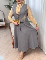ست ژیله دامن سنجاقک 3212