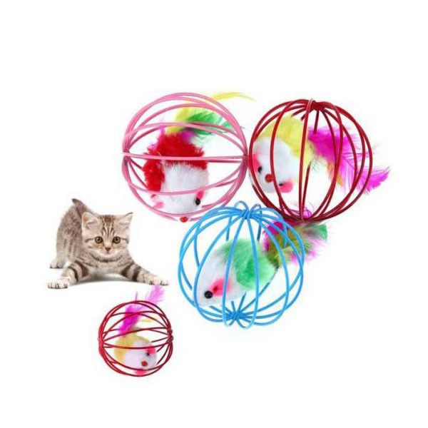 اسباب بازی گربه مدل موش در قفس