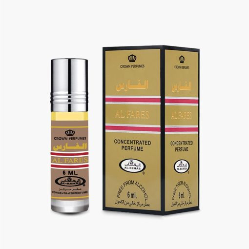 عطر روغنی الرحاب مدل الفارس Al Fares حجم 6 میلی لیتر