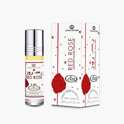 عطر روغنی الرحاب مدل رد رز red rose حجم 6 میلی لیتر