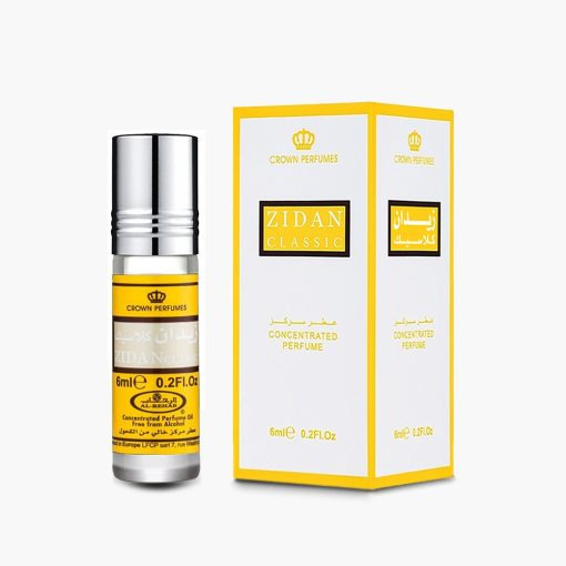 عطر روغنی الرحاب مدل زیدان کلاسیک Zidan Classic حجم 6 میلی لیتر