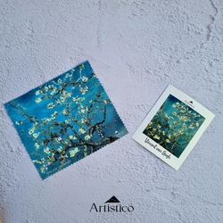 دستمال عینک شکوفه‌های بادام(Artistico)