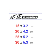 برچسب برش خورده مدل ALPINESTARS کد 0099