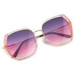 عینک آفتابی چندضلعی زنانه مدل 2205T14 Polarized