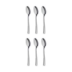 قاشق چای خوری صنایع استیل ایران مدل مودنا بسته 6 عددی 