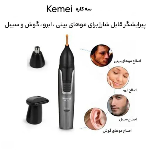 موزن گوش، بینی و ابرو