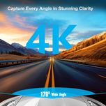 دوربین فیلمبرداری ثبت وقایع خودروDash camera 4k Ultra HD