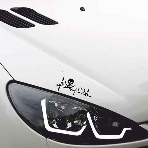 برچسب بدنه خودرو ماتریسیو طرح ضربان قلب اسکلت کد M188
