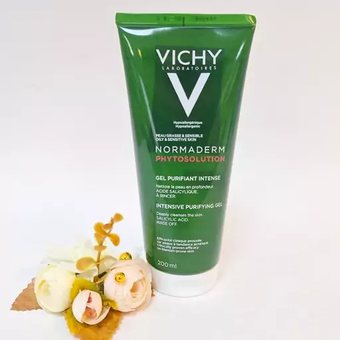 ژل شستشوی صورت ویشی نورمادرم فیتوسولوشن برای پوست چرب Vichy Normaderm Phytosolution Intensive Purifying Cleansing Gel