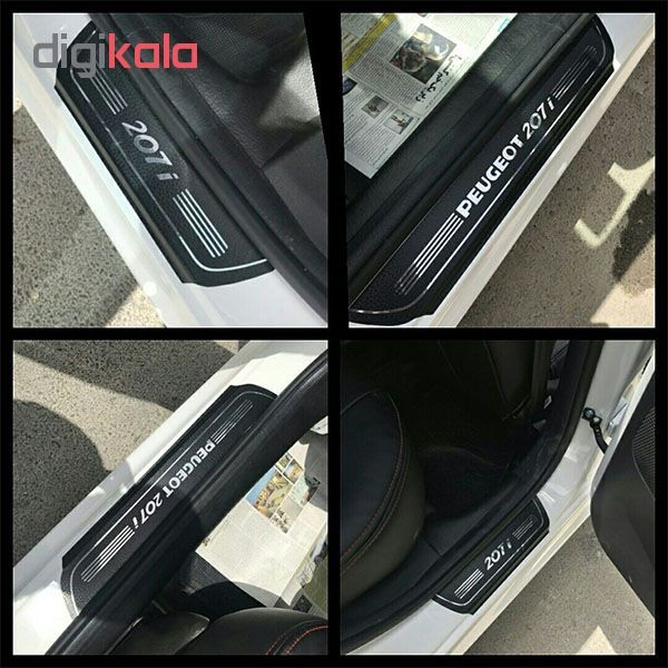 برچسب پارکابی خودرو کد SK07 مناسب برای پژو 207 مجموعه 4 عددی*805