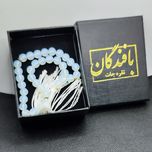 تسبیح نقره جات بافندگان مدل سنگ اپال کد 220