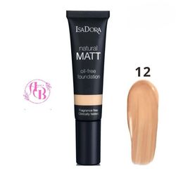 کرم پودر ایزا.دورا مدل Natural Matt Oil Free شماره 12