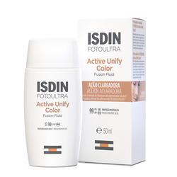 ضد آفتاب و ضد لک رنگی اکتیو یونیفای ایزدین (با فرمولاسیون جدید) Isdin FotoUltra 100 Active Unify fusion fluid color