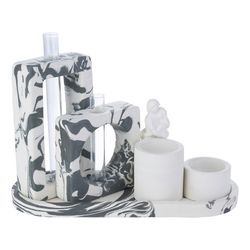 دکوری مدل ست رومیزی مربعی مجموعه 6 عددی