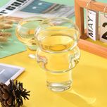 لیوان پیرکس وارداتی دو طبقه