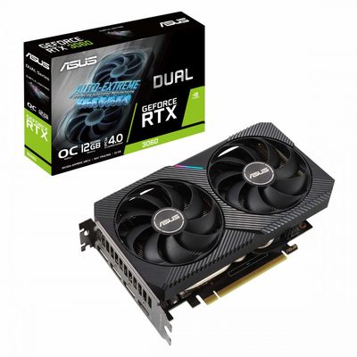 کارت گرافیک ASUS DUAL RTX 3060 O12G استوک