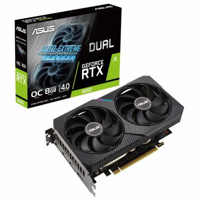 کارت گرافیک ASUS Dual RTX 3050 O8G استوک