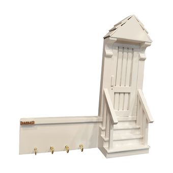 جا کلیدی دکورستیک مدل کلبه دیواری  کد 110