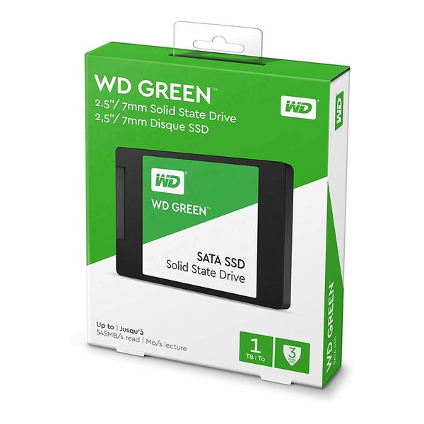 حافظه SSD وسترن دیجیتال مدل GREEN WDS1TB2G0A ظرفیت 1 ترابایت