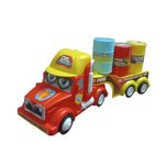 ماشین بازی مدل تریلی مک کویین بشکه بر