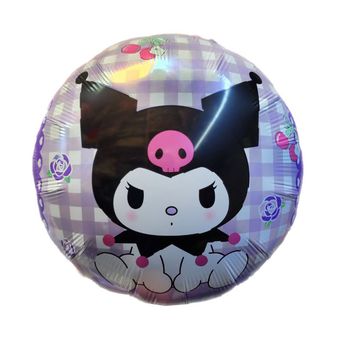 بادکنک فویلی مدل گرد طرح کرومی دو رو کد DB20