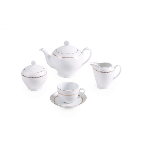 سرویس 102 پارچه چینی زرین ایران مدل ایتالیا اف هدیه درجه عالی