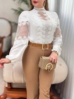 شومیز دانتل ارغوان 2922