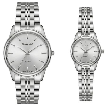 ست ساعت مچی عقربه‌ای کوارتز زنانه و مردانه سوئیس آرت مدل ANT182-183ST0000