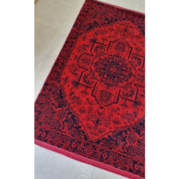 نقشه آزین _ فرش ماشینی تراکم 1000 رنگ لاکی 6 متری BCF