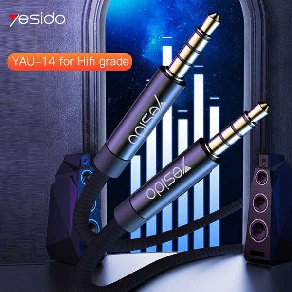 کابل Aux یسیدو مدل YAU-14 طول 1.2 متر با گارانتی شرکتی