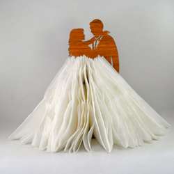 نگهدارنده دستمال کاغذی طرح رقص مدل B118