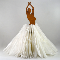 نگهدارنده دستمال کاغذی طرح رقص مدل B121