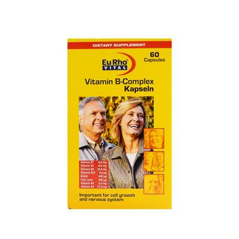 کپسول ب کمپلکس یوروویتال بسته 60 عددی*358
