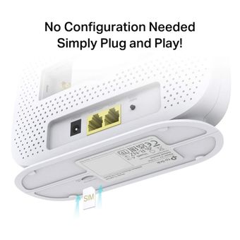 مودم روتر 4G LTE بی سیم TP-Link 300Mbps مدل TL-MR105 - سفید (36 ماهه پارس ارتباط)