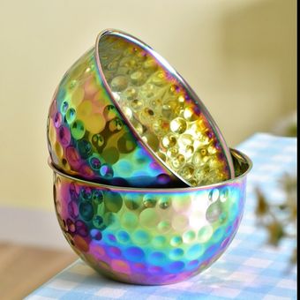 میوه خوری 7رنگ لعابی