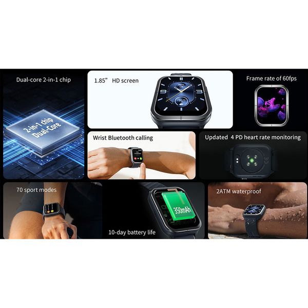 ساعت هوشمند میبرو مدل Mibro C3 با گارانتی شرکتی