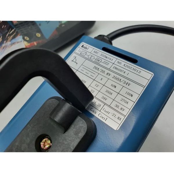 اینورتر جوشکاری مینی باس مدل mma-350-with-bmc-case مجموعه 6 عددی