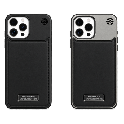 گارد فلزی پشت چرم مدل phone case