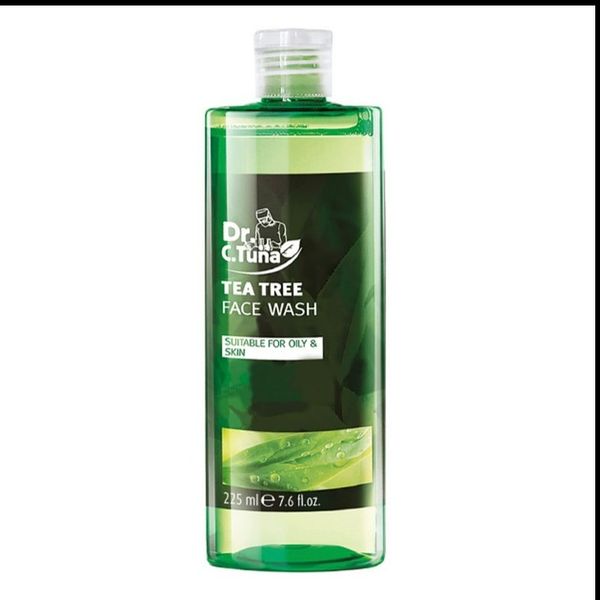 ژل شستشوی صورت ضدجوش تی تری حاوی روغن درخت چای دکتر سی تونا فارماسی Farmasi Dr C Tuna Tea Tree Series Face Wash