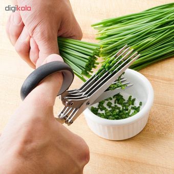 قیچی استیل ده تیغه سبزیجات