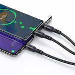 کابل تبدیل USB به micro USB / USB-C / لایتنینگ سمگپرس مدل دیتا پلاس طول یک متر