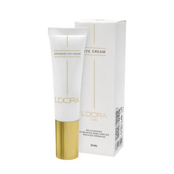 کرم دورچشم جوان کننده و‌ رفع کننده تیرگی و کاهنده چروک لدورا کر 30 میلی لیتر